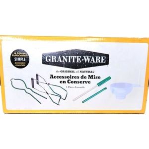NIB Granite Ware Original All Natural 5 Piece Canning Tool Set